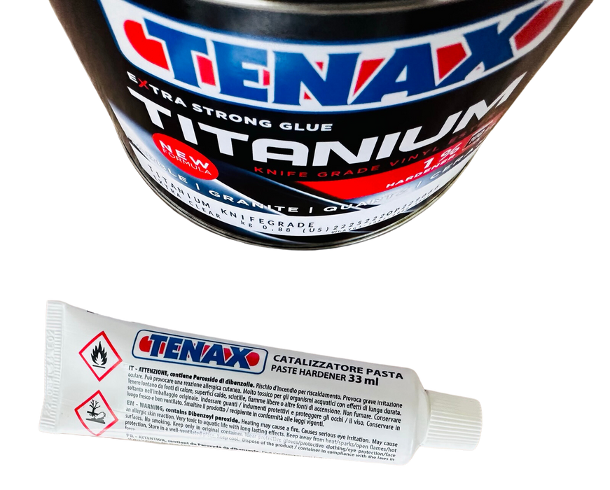 Titanium - Extra Clear Knife Grade Glue - 2lb Quart-Tenax-znshoping.store