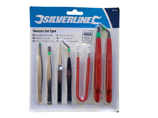 Silverline 7-Piece Tweezer Set-Silverline Tools-znshoping.store