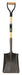 Rear Roll Step Square Point Shovel - 26″ Wood D-Handle-Wolverine Tools-znshoping.store