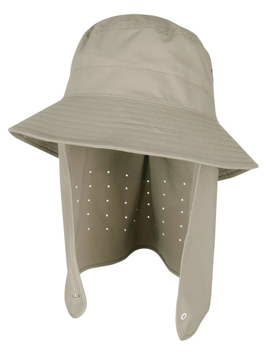 Zion Performance Bucket Hat w/ Detachable Sun Cape-Kanut Sports-znshoping.store