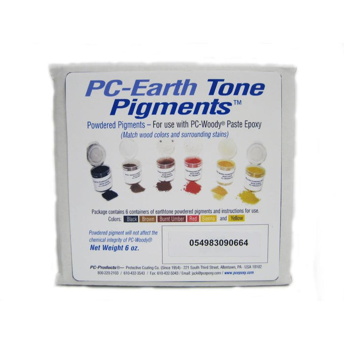 PC Earth Tone Powder Pigments - 6 colors-Protective Coating Company-znshoping.store