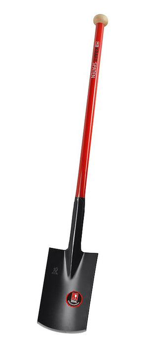 KRAFTSPATEN with red powder-coated tubular steel handle-Idealspaten-znshoping.store